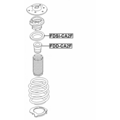 Alternative view of FRONT SPRING UPPER SEAT