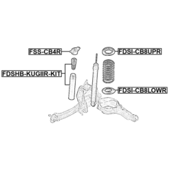 Alternative view of REAR SPRING UPPER SEAT