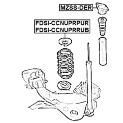 Alternative view of REAR SPRING UPPER SEAT
