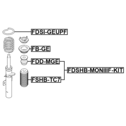 Alternative view of FRONT SPRING UPPER SEAT