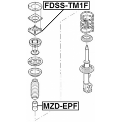 Alternative view of FRONT SHOCK ABSORBER MOUNTING