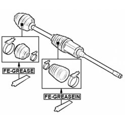 Alternative view of GREASE FOR OUTER CV JOINT