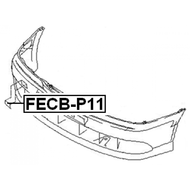 TOW HOOK FLAP, FRONT BUMPER - Image 2