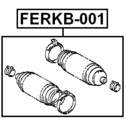 Alternative view of STEERING GEAR BOOT (SET FOR TWO SIDES)