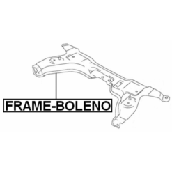 Alternative view of FRAME FRONT SUSPENSION