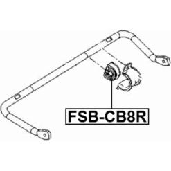 Alternative view of REAR STABILIZER BAR BUSH