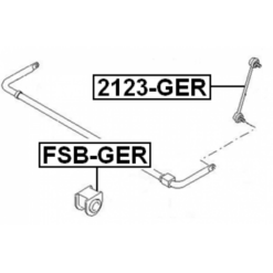 Alternative view of REAR STABILIZER BAR BUSH D20.4