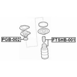 Alternative view of FRONT SHOCK ABSORBER BOOT