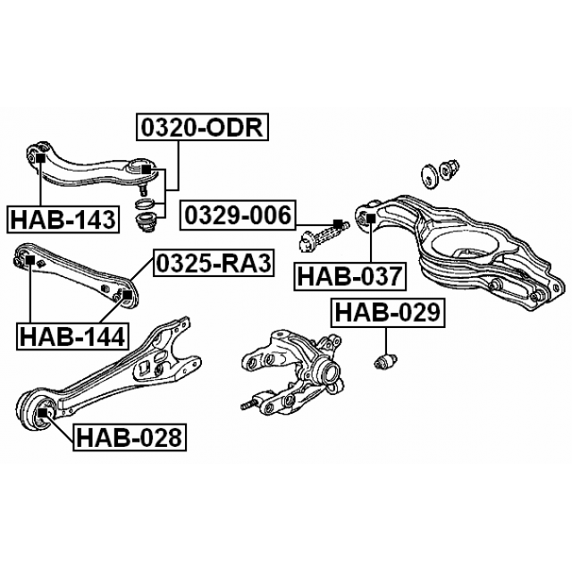 BUSHING, REAR SHOCK ABSORBER - Image 2