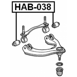 Alternative view of BUSHING, FRONT UPPER CONTROL ARM
