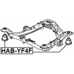 Alternative view of SUBFRAME BUSHING