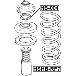 Alternative view of FRONT SHOCK ABSORBER BEARING