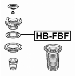 Alternative view of FRONT SHOCK ABSORBER BEARING