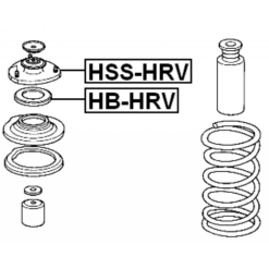 Alternative view of FRONT SHOCK ABSORBER BEARING