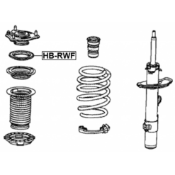 Alternative view of FRONT SHOCK ABSORBER BEARING