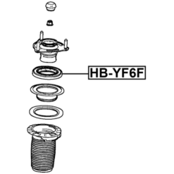 Alternative view of FRONT SHOCK ABSORBER BEARING