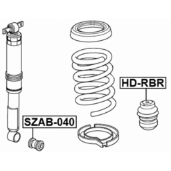 Alternative view of REAR SHOCK ABSORBER JOUNCE BUMPER