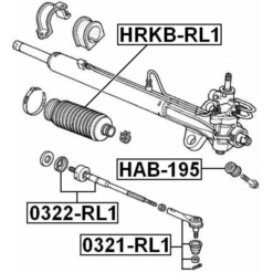 Alternative view of STEERING GEAR BOOT