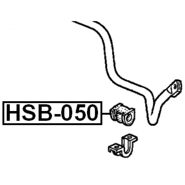 FRONT STABILIZER BAR BUSH D27.2 - Image 2