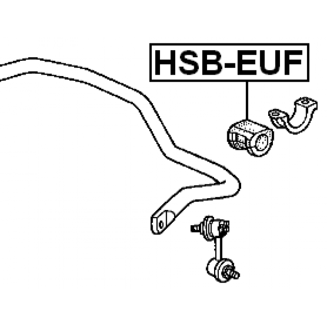 FRONT STABILIZER BAR BUSH D25.4 - Image 2