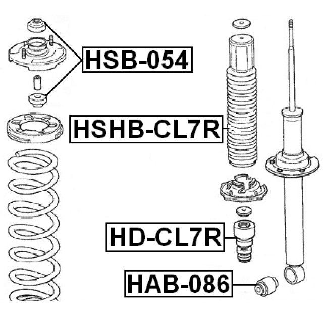 REAR SHOCK ABSORBER BOOT (SET FOR TWO SIDES) - Image 2