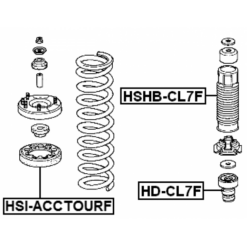 Alternative view of FRONT SPRING UPPER SEAT