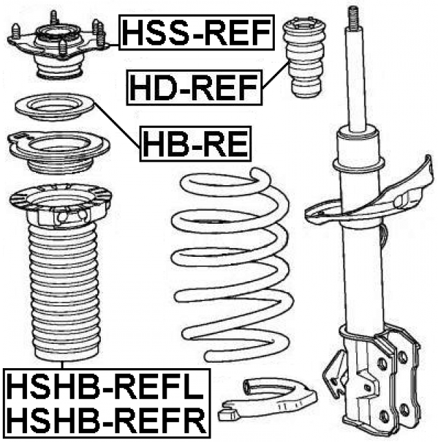 FRONT SHOCK ABSORBER MOUNTING - Image 2