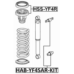 Alternative view of REAR SHOCK ABSORBER MOUNTING