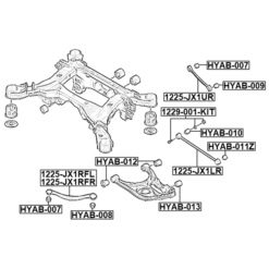 Alternative view of BUSHING, REAR LOWER CONTROL ARM