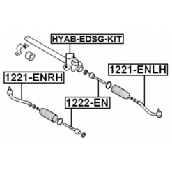 Alternative view of STEERING RACK BUSHING KIT