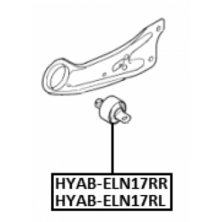 Alternative view of BUSHING RIGHT, REAR TRAILING ARM