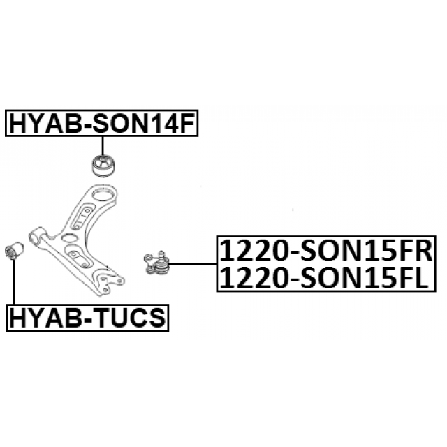 REAR BUSHING, FRONT CONTROL ARM - Image 2
