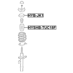 Alternative view of FRONT SHOCK ABSORBER BEARING