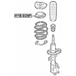 Alternative view of FRONT SHOCK ABSORBER BEARING