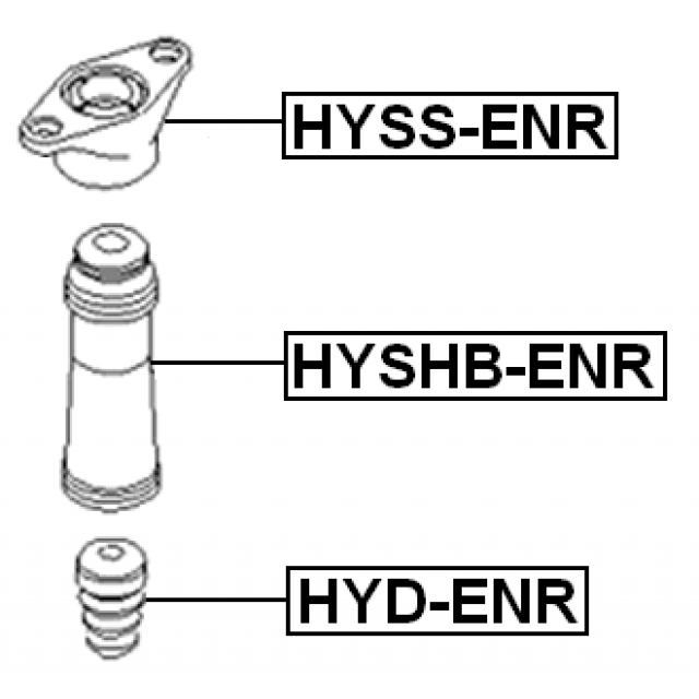 REAR SHOCK ABSORBER JOUNCE BUMPER - Image 2