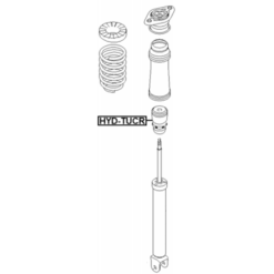 Alternative view of REAR SHOCK ABSORBER JOUNCE BUMPER
