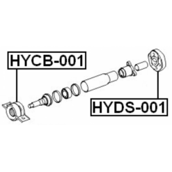 Alternative view of DRIVE SHAFT COUPLING