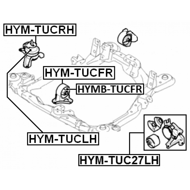 LEFT ENGINE MOUNT - Image 2