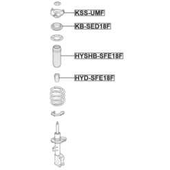 Alternative view of FRONT SHOCK ABSORBER BOOT