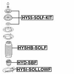 Alternative view of FRONT SHOCK ABSORBER BOOT