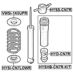 Alternative view of REAR SPRING LOWER SEAT