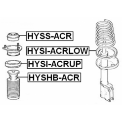 Alternative view of REAR SHOCK ABSORBER MOUNTING