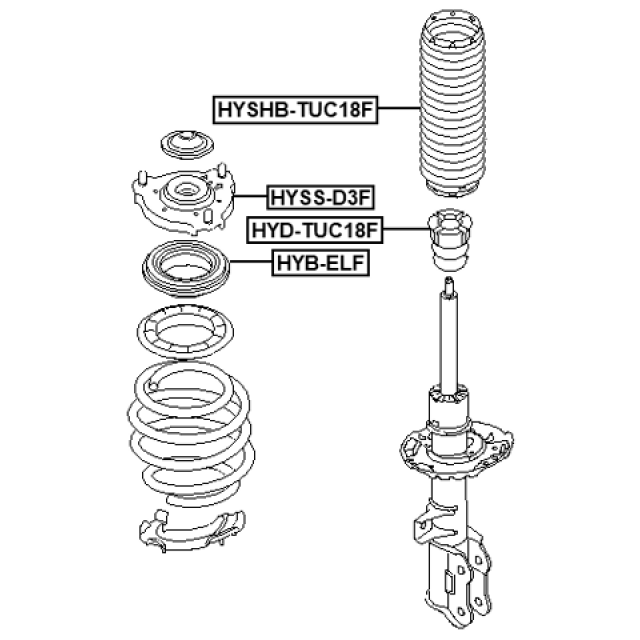 FRONT SHOCK ABSORBER MOUNTING - Image 2