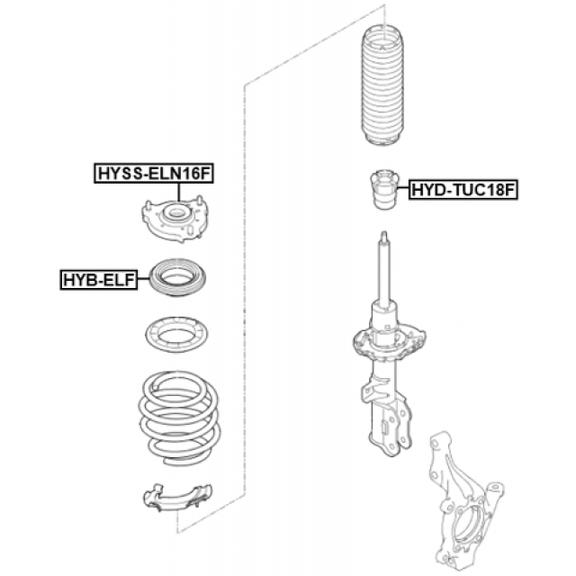 FRONT SHOCK ABSORBER MOUNTING - Image 2