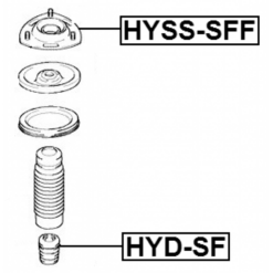 Alternative view of FRONT SHOCK ABSORBER MOUNTING
