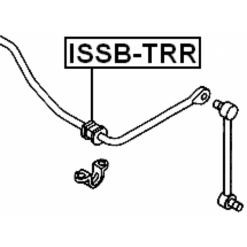 Alternative view of REAR STABILIZER BAR BUSH D19