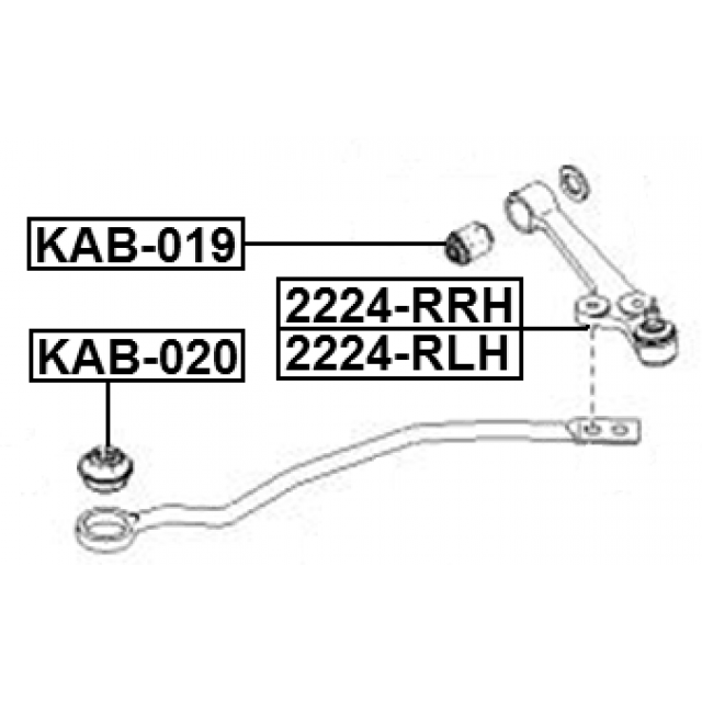REAR BUSHING, FRONT CONTROL ARM - Image 2