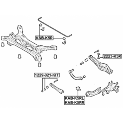 Alternative view of BUSHING RIGHT, REAR TRAILING ARM