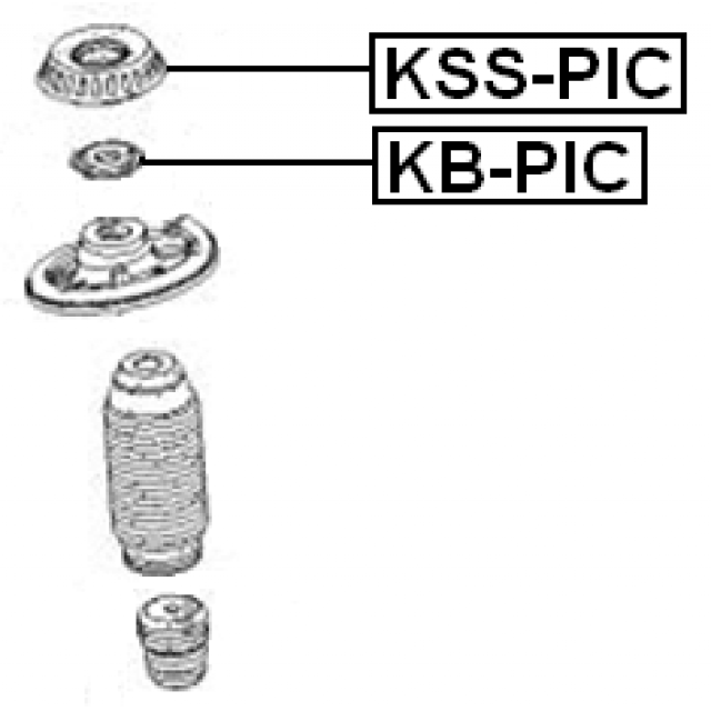 FRONT SHOCK ABSORBER BEARING - Image 2
