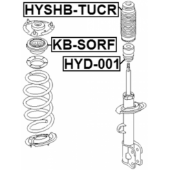 Alternative view of FRONT SHOCK ABSORBER BEARING